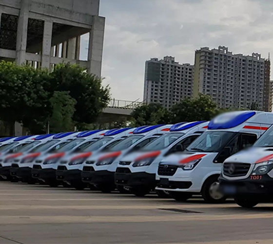 安图县服务车队展示